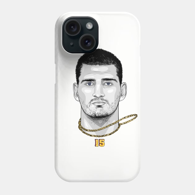 Jokic Phone Case by Midnight Run Studio