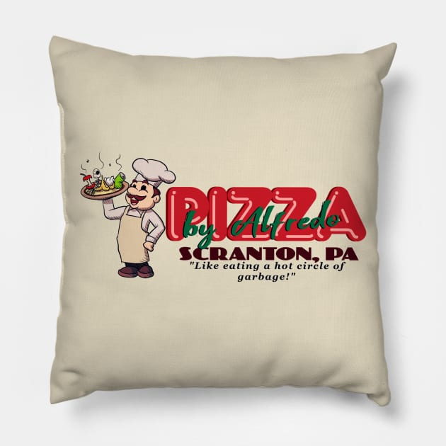 Pizza By Alfredo Pillow by LVBart