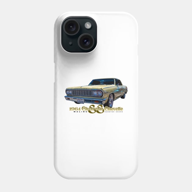 1964 Chevrolet Chevelle Malibu SS Hardtop Coupe Phone Case by Gestalt Imagery