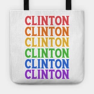 CLINTON COLORFUL CHRISTMAS Tote