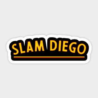 Slam diego Sticker for Sale by Andreastore