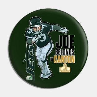 JOE BELONGS IN CANTON Pin