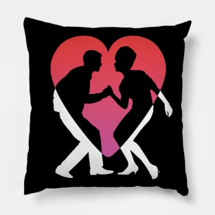 Dancing lovers Pillow