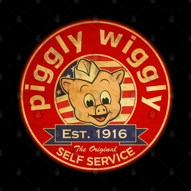 Vintage Piggly Wiggly by Tigaduaart