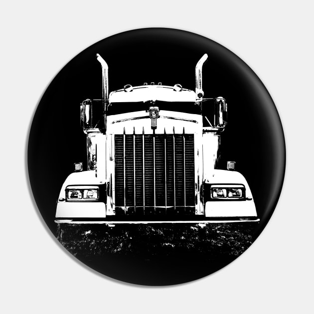 Kenworth 1990s classic truck monoblock white Pin by soitwouldseem