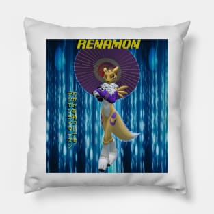 Renamon holding a Wagasa Pillow