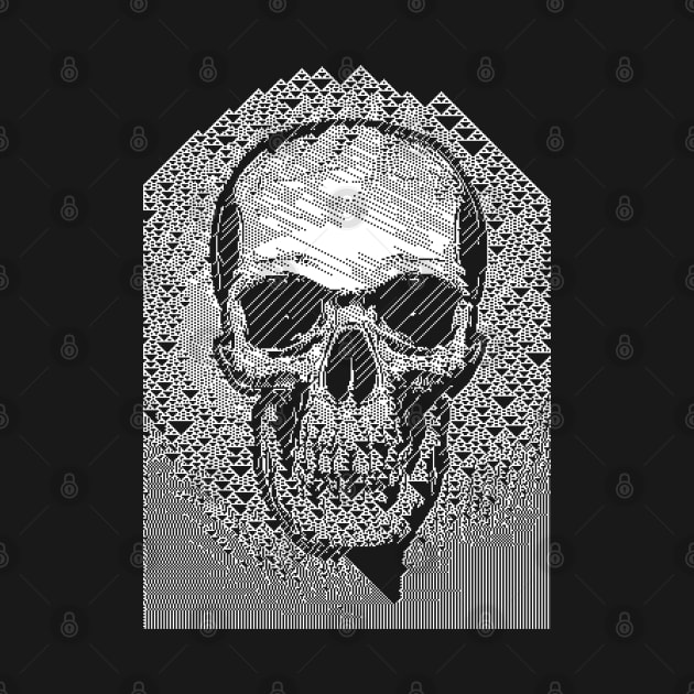 Pixelated Skull #3 †††† 8bit Graphic Design by DankFutura