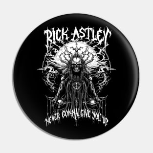 Rick Astley \/ Original Metal Style Design Pin