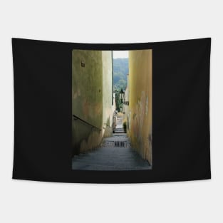 Vintage Alleyway Tapestry