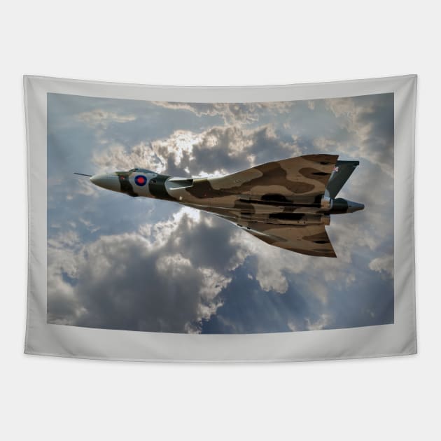 Avro Vulcan - Spirit in the Sky Tapestry by SteveHClark