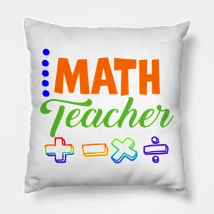 Math Teacher Pillow