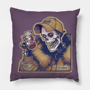 Skeleton Cheers Mud Pillow