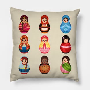 Russian Dolls Collection Pillow