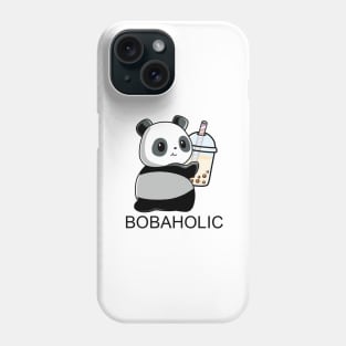 Cute Little Bobaholic Panda Loves Boba! Phone Case