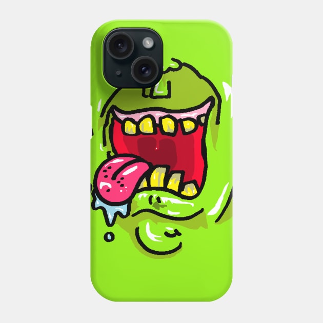 Slimer from Ghostbusters Phone Case by beetoons