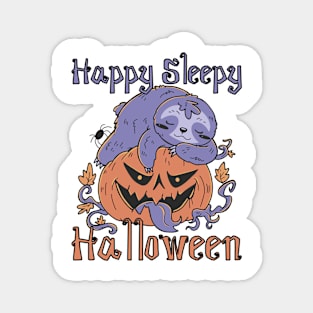 Happy Sleepy Halloween Magnet