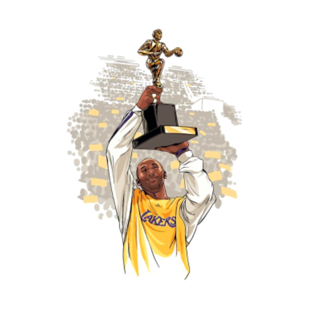kobe bryant trophy retro - Kobe Bryant - Arazzo | TeePublic IT