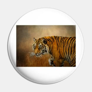 Tiger on the prowl Pin