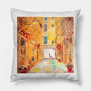 Barcelona. Old Streets Pillow