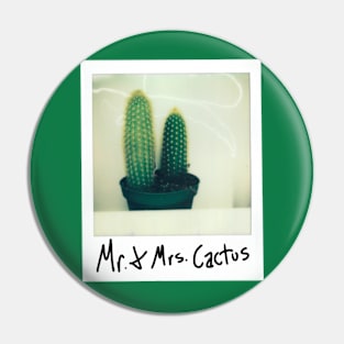 Mr. & Mrs. Cactus Pin