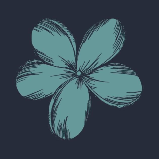 Plumeria from Hawaii by BK Tees