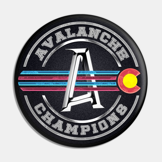 Colorado Avalanche Champions Pin by antarte