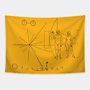 Pioneer Plaque Tapestry