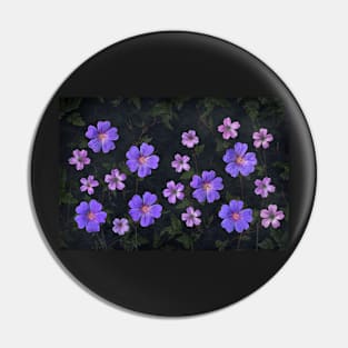 Geranium Collage4 Pin