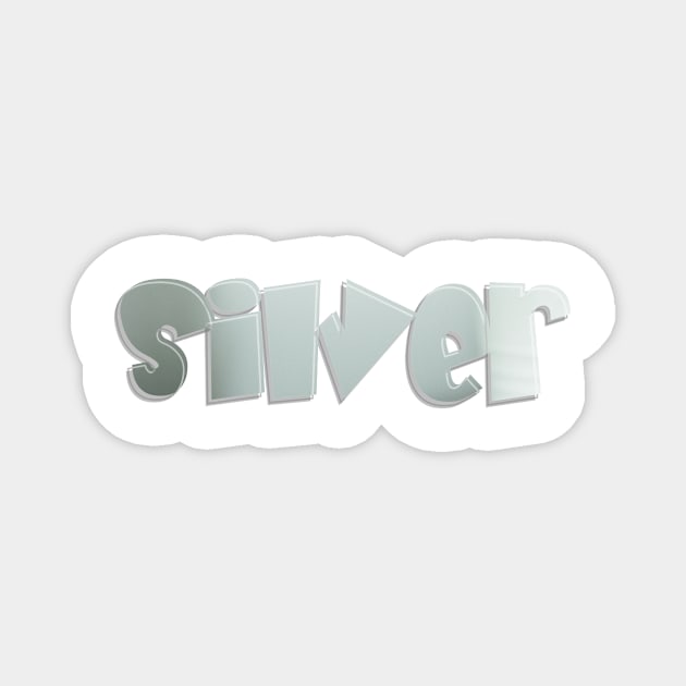 Silver Magnet by afternoontees