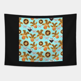 Christmas reindeer cookies Tapestry