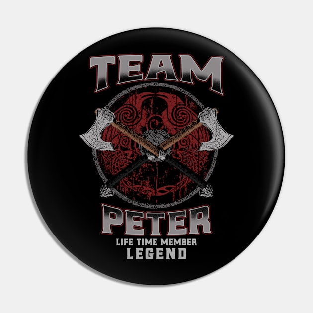 Peter - Life Time Member Legend Pin by Stacy Peters Art