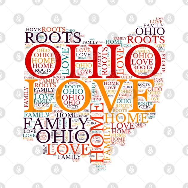 Ohio Home, Love, Roots and Family Map by maro_00