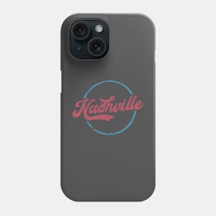 Nashville  // Retro Typography Design Phone Case