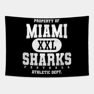 Miami Sharks Football Xxl Tapestry