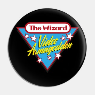 The Wizard - Video Armageddon 1990 tee Pin