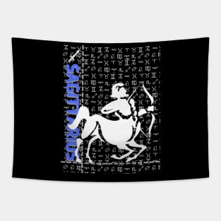 Sagittarius zodiac design Tapestry