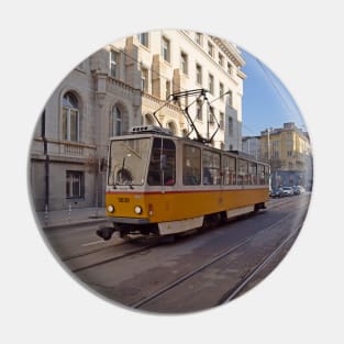 Classic Tram in Sofia Pin