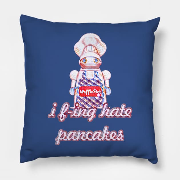 Wafflebot Pillow by Kitta’s Shop