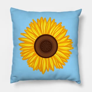 Sunny Sunflower Pillow