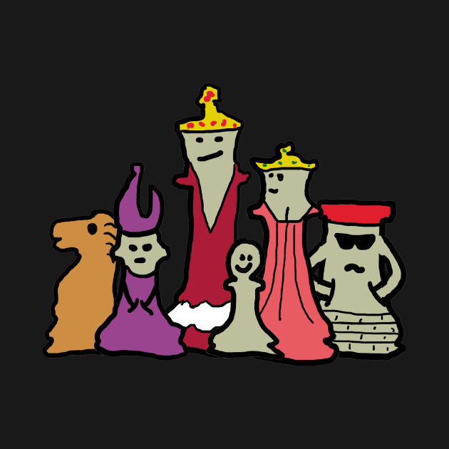 Chess Family by Mark Ewbie