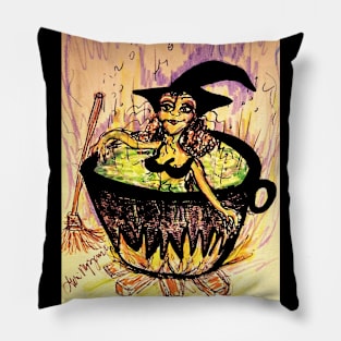 A Witches Brew Pillow