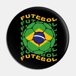 Futebol Brasil Pin