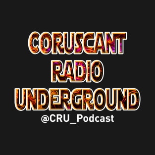 CRU Podcast Text Logo T-Shirt