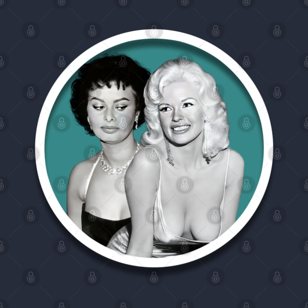 Jayne Mansfield and Sophia Loren by Zbornak Designs