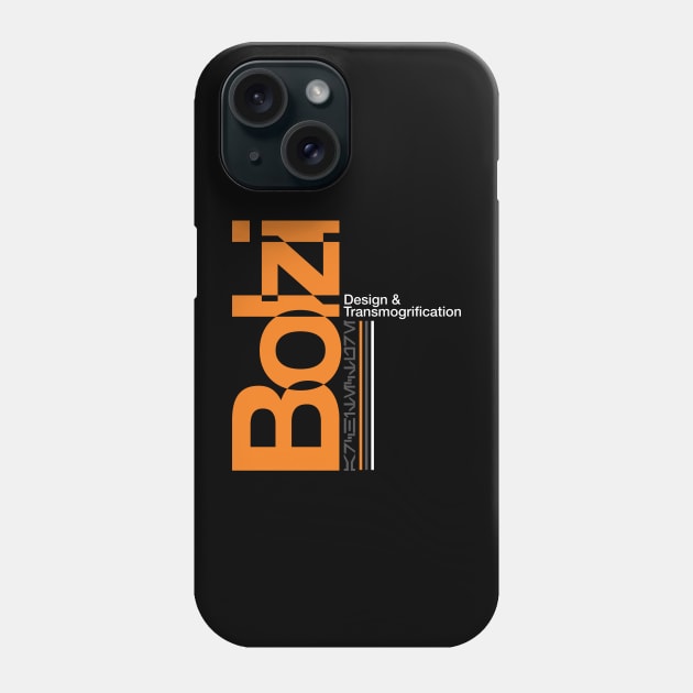 Bolzi Design & Transmogrification Phone Case by MindsparkCreative