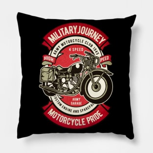 Motorcycle Military journey Pillow