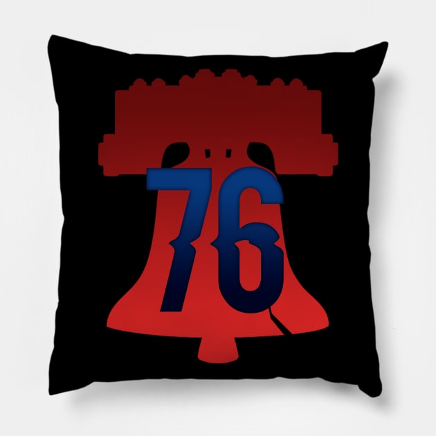 76 Bell Pillow by V7NTA6E