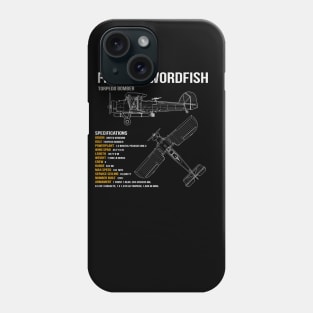 Fairey Swordfish WW2 Bi-Plane Phone Case