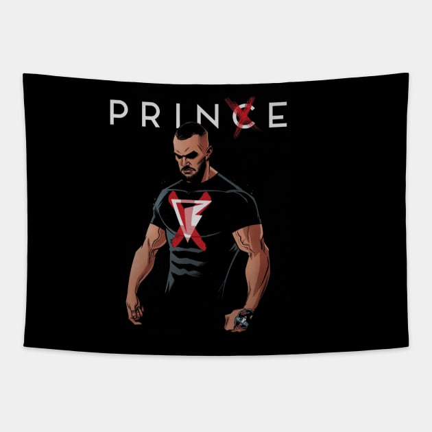 Finn Balor Prince Tapestry by MunMun_Design