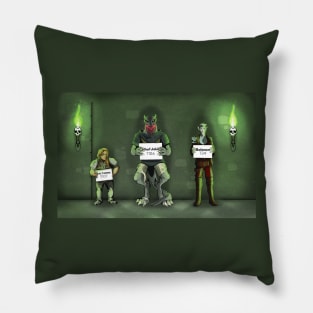 Characters Prison Art Pillow